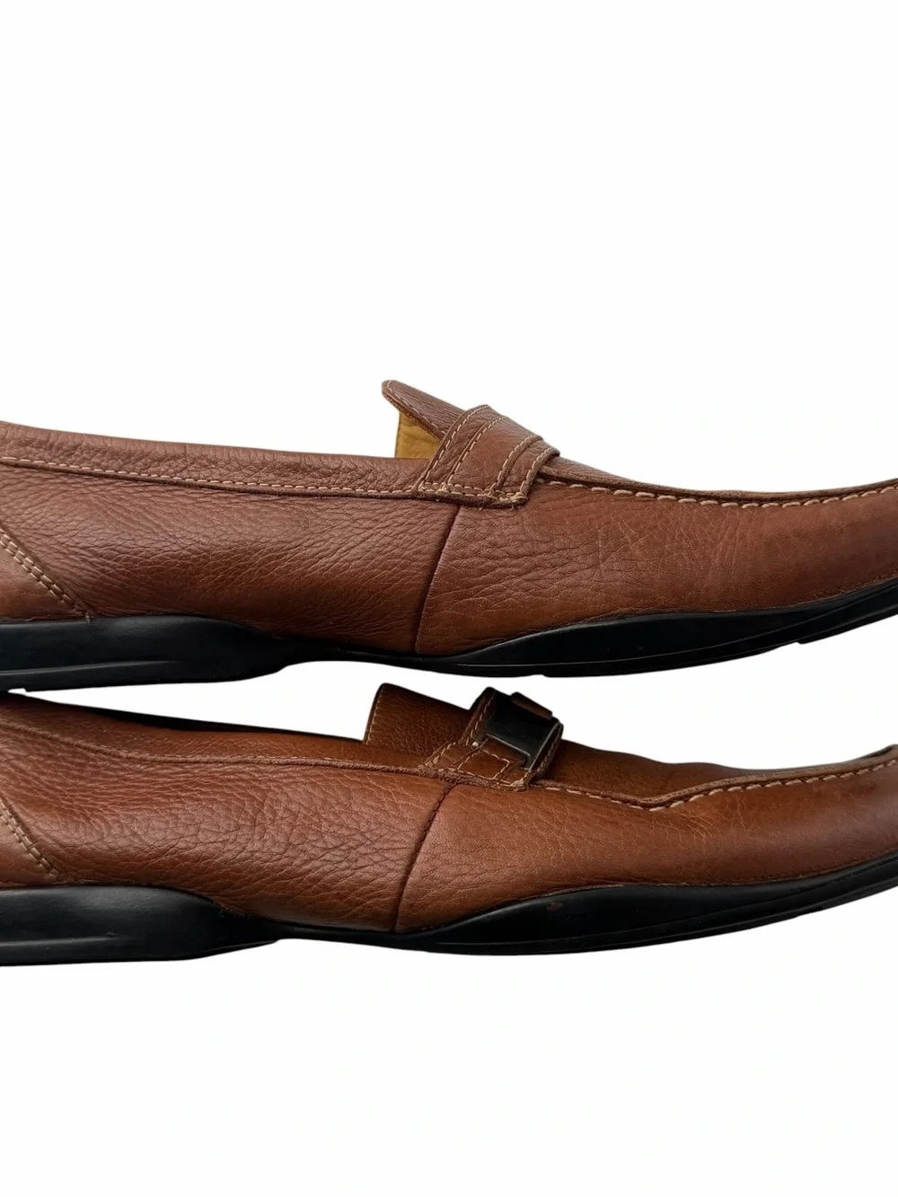 Sandro Men’s Moscoloni Leather Slip-On Classic Old Money Preppy Loafers Size 9